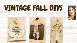🍂VINTAGE FALL DIYS | NEUTRAL FALL DIYS🍂