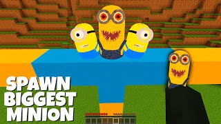 EPIC MINION STORY IN MINECRAFT! MINION FAMILY ESCAPE FROM VERY BIG MINION