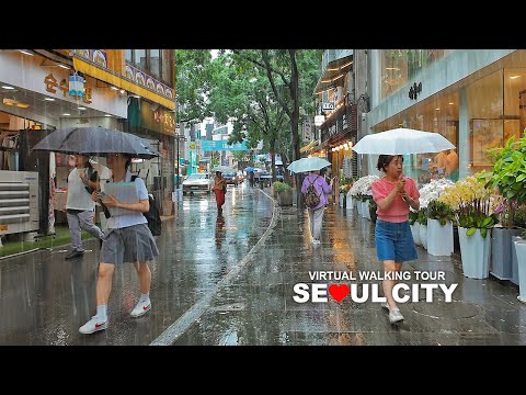 [Full Version] Rainy Day Walk in Seoul, Euljiro, Insadong, Bukchon, Samcheong-dong, Gwanghwamun, 4K