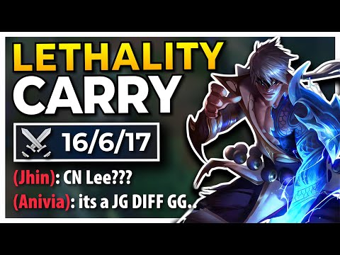 LETHALITY LEE SIN DESTROYS HIGH ELO [League Of Legends]