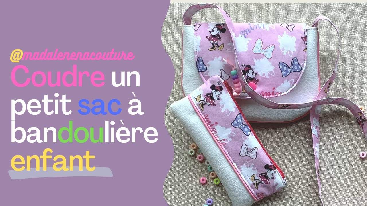 Coudre un petit sac à bandoulière enfant - Tuto couture Madalena