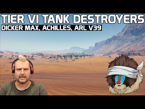 Dicker Max, Achilles and ARL V39 in Action | World of Tanks