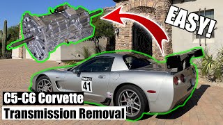 How To Remove A Chevrolet C5 C6 Corvette Transmission | Best Tutorial