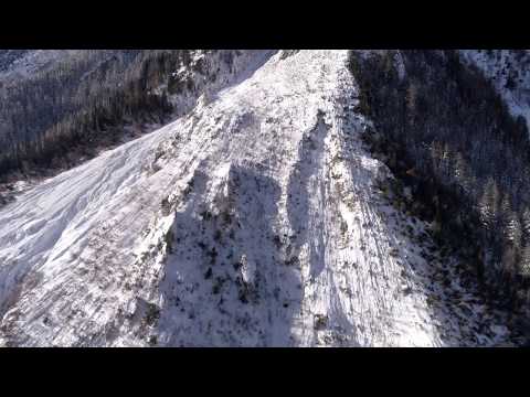 Lawine Vinadi (Graubünden, Schweiz, Switzerland) 15.01.2019 - Tag danach - DJI Phantom 4 PRO