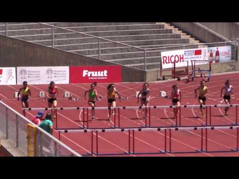 Nacional de Juniores - Viseu 2016: Final 100m barreiras Femininos