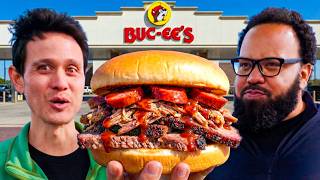 We Tried EVERY Food at the World’s Biggest Gas Station!! (Buc-ee's)
