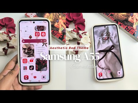 Dark Red Widgets