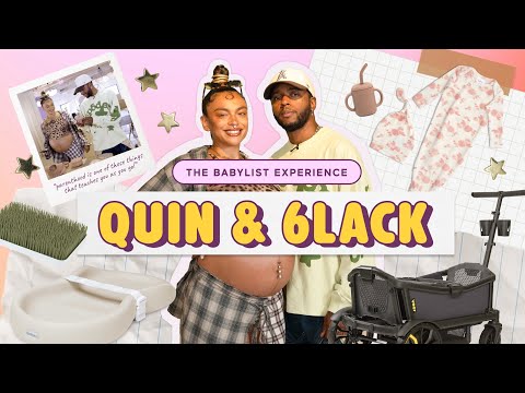 6lack & Quin’s Hilarious Baby Prep Journey at Babylist Showroom