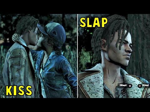 Clementine Slaps or Kisses Louis VS Do Nothing -All Choices- The Walking Dead Final Season Episode 3