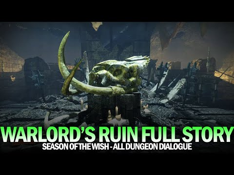 Warlord's Ruin Full Story - All Dialogue & Bone of Hefnd Lore (Full Quest) [Destiny 2]