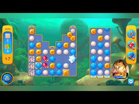 Fishdom 2022, no Boosters,  1079  level  -  прохождение без бустеров,  1079  уровень.