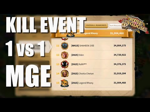 MGE for Chandragupta Maurya doing 1 vs 1 fun fights in Rise of Kingdoms