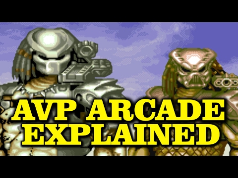 AVP ARCADE GAME STORY EXPLAINED ALIEN VS PREDATOR CAPCOM Video