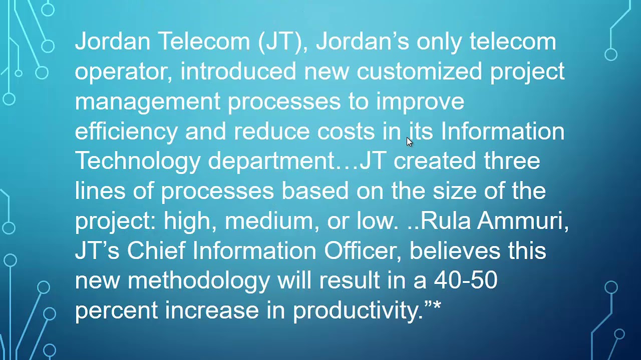 The Project Management Process Group Ch3