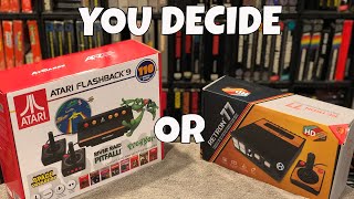 You Decide:  Atari Flashback 9 or Retron 77