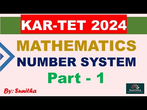 KAR-TET 2024 MATHEMATICS - Number System Part - 1