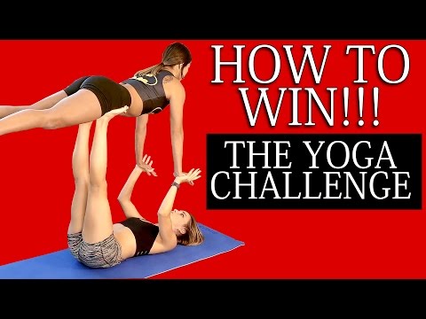 Yoga Challenge- How To Fly! Follow Along Workout & Tutorial for AcroYoga- High Flying Bird
