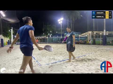 Beach Tennis AP - Final Masc A open AMAURY/FABRICIO VS CEBOLA/JORGINHO