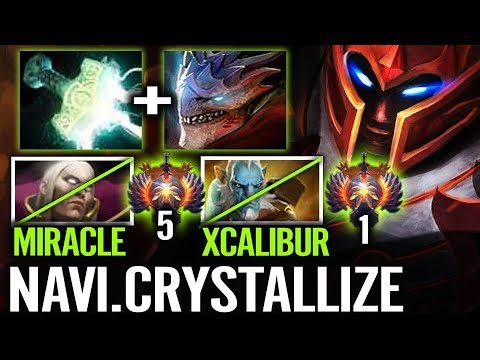 God is Falling Down Ez Counter Miracle - Na`Vi.Crystallize [DK] vs Miracle [invoker]
