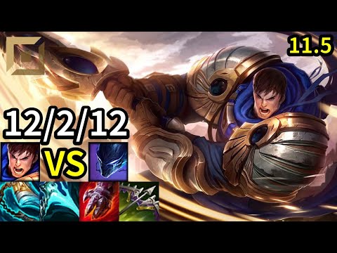 Garen Top vs Nocturne - KR Master | Patch 11.5