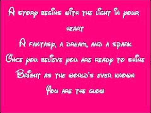 Disney Princess-The Glow Lyrics