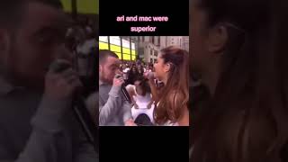 Ariana Grande and Mac Miller were superior