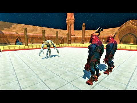 1 boss vs 2 mini boss animal revolt battle simulator