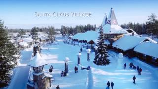 preview picture of video 'Rovaniemi in Lapland Finland by air: RC helicopter travel video about Santa Claus official hometown'
