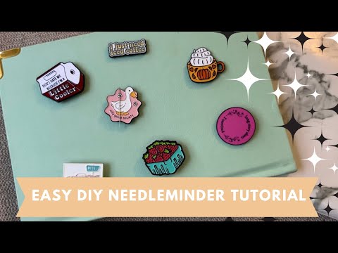 How to Make DIY Easy Needle Minders - Flosstube Extra #1