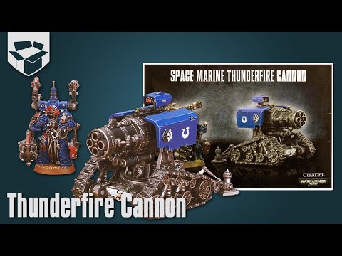 Распаковка - Space Marines Thunderfire Cannon