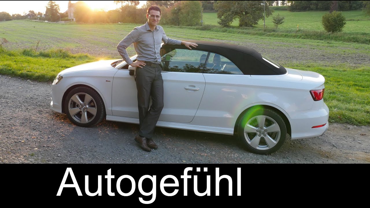 Audi A3 Convertible 2015 roof opening, reference Golf Cabriolet + Q&A  - Autogefühl
