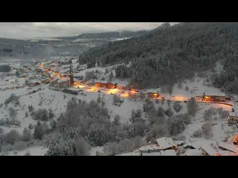 Rotzo Snowfall | Altopiano dei Sette Comuni | Drone