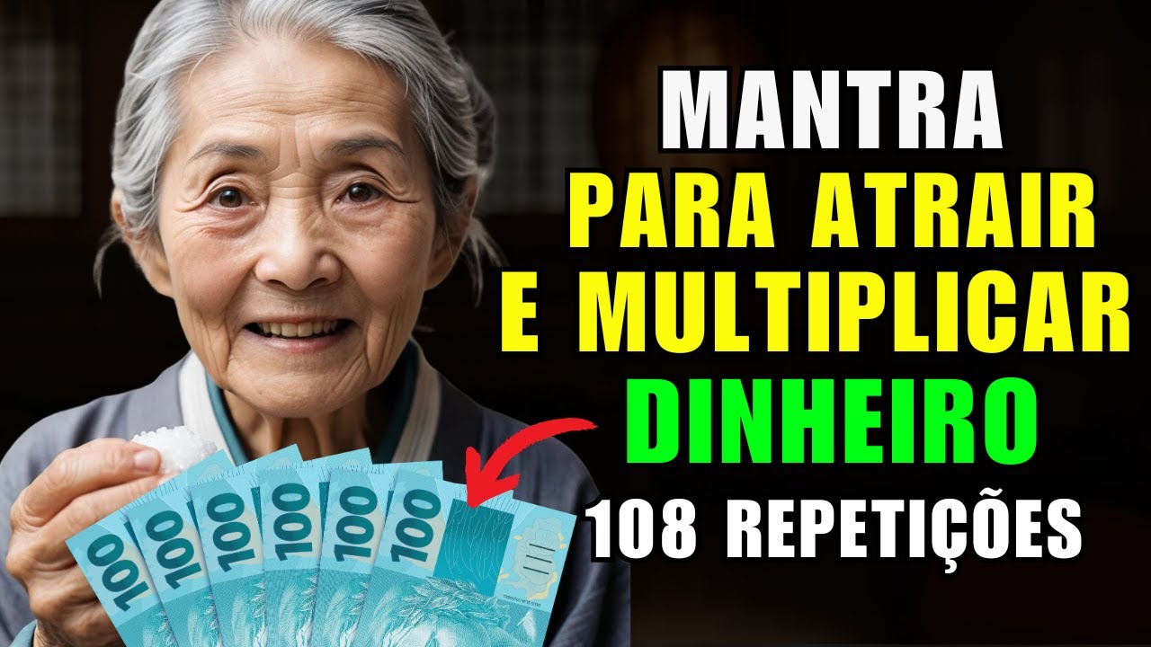OUÇA ISSO para ATRAIR e MULTIPLICAR DINHEIRO 💵 108 REPETIÇÕES - Mantra do Dinheiro