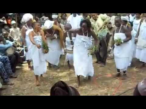 Orisha Dance from Ijebu during Oshun festival in Osogbo Nigeria