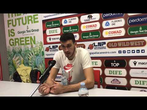 Giorgio Tesi Group Pistoia - Staff Mantova 83-58, parla Angelo del Chiaro