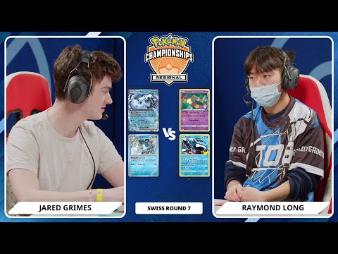 TCG Jared Grimes Vs Raymond Long - 2024 Pokémon Toronto Regional Championships Swiss R7