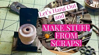 A LITTLE LOO From ANTIQUE SCRAP Hardware! ✨Ya! It's a 1:12 TOILET✨#diy #miniatures #dollhouse