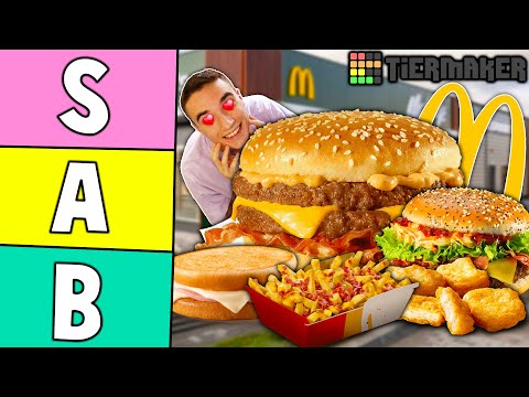 🍔 VALUTO TUTTI I PANINI DEL MCDONALD' S !!! TierList 🍟