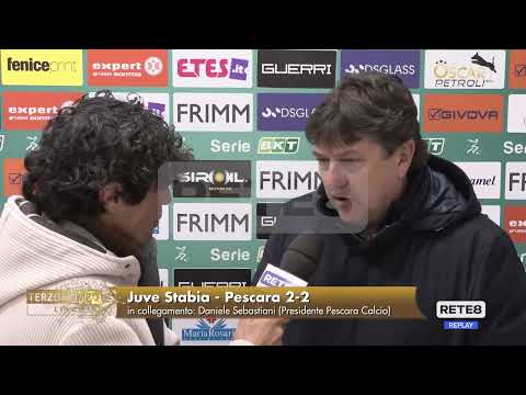 Juve Stabia - Pescara 2-2 91° Sebastiani: "Il Var per noi è sempre spento"
