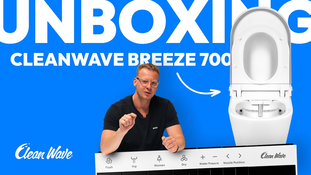 Unboxing the Clean Wave toilet
