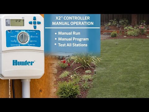 X2 Irrigation Controller Manual Operation