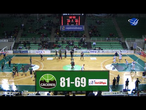 Resumen: Cáceres Patrimonio de la Humanidad - Palma Air Europa [LEB Oro 15/16]