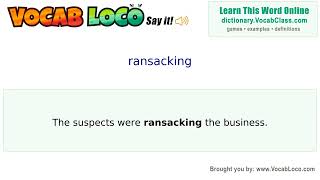 Video thumbnail for ransacking