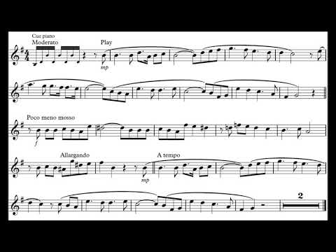 Clarinet Play-Along - Rimsky-Korsakov - Not The Wind Blowing From The Heights - Sheet music