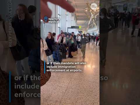 Trump to deploy ICE agents to airports as TSA workers go unpaid