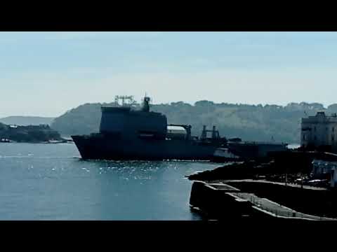 R.F.A.Lyme bay departing Devonport 22/05/2019
