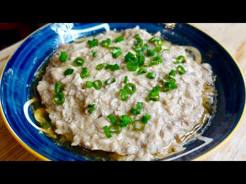 Steamed Pork Patty with Salted Fish