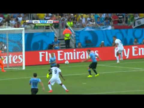 Brasil 2014 - Costa Rica 3-1 Uruguay Televisa Deportes