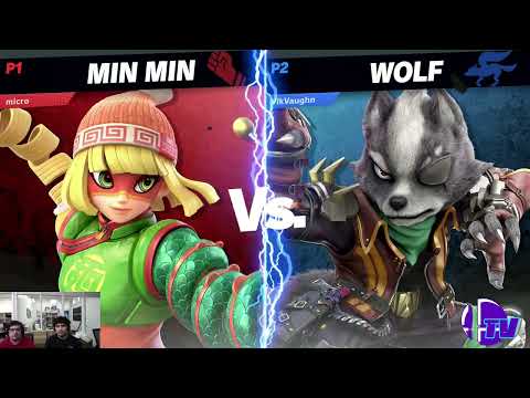 Shark Tank  #65 Loser Round 2 - VikVaughn (Wolf) Vs. MicroManage (Min Min) - SSBU Tournament