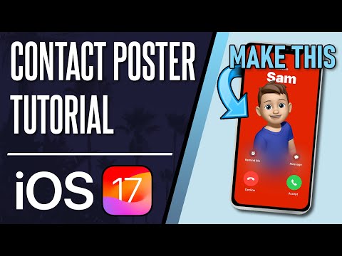 iOS 17 | How to Create Contact Poster on iPhone